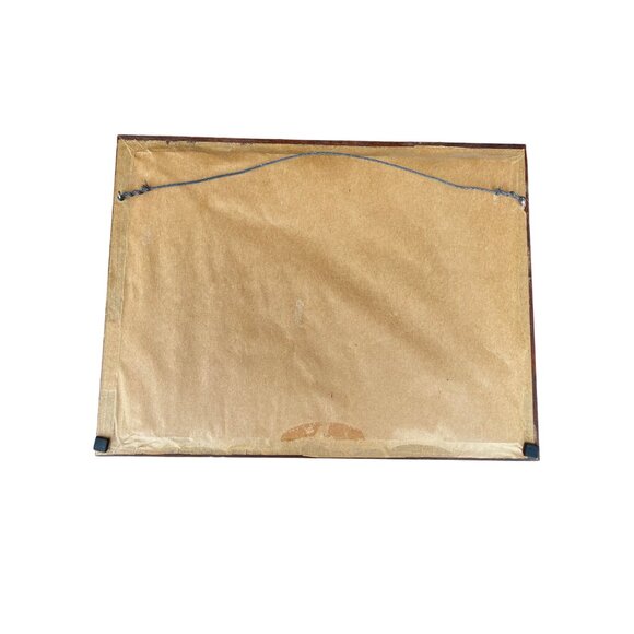 Handmade Cross-Stitch Wall Art A Friend Is A Precious Gift Wood Frame Mat Glass - Picture 2 of 7